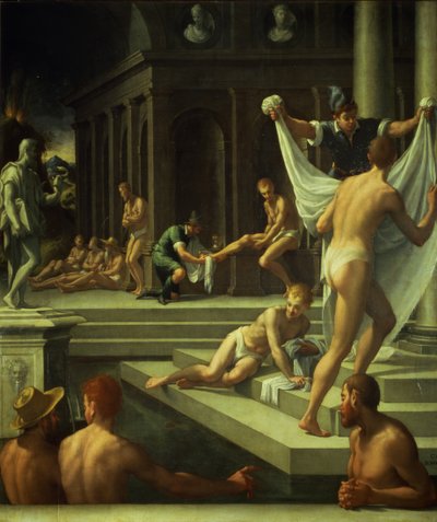 Le terme di Pozzuoli, 1572 da Girolamo Macchietti